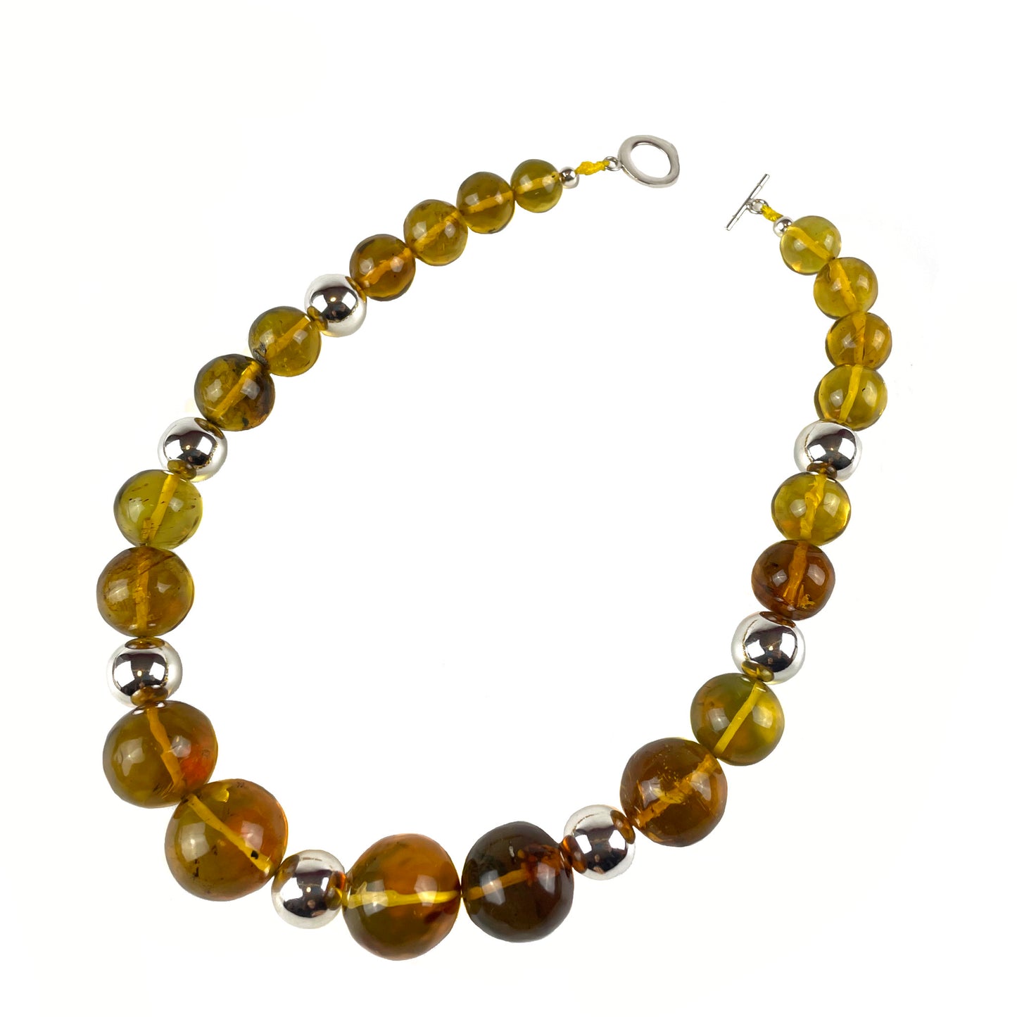 Collar Esferas Plata