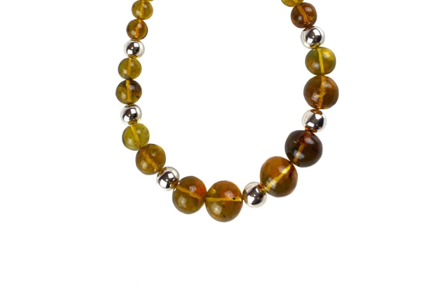 Collar Esferas Plata