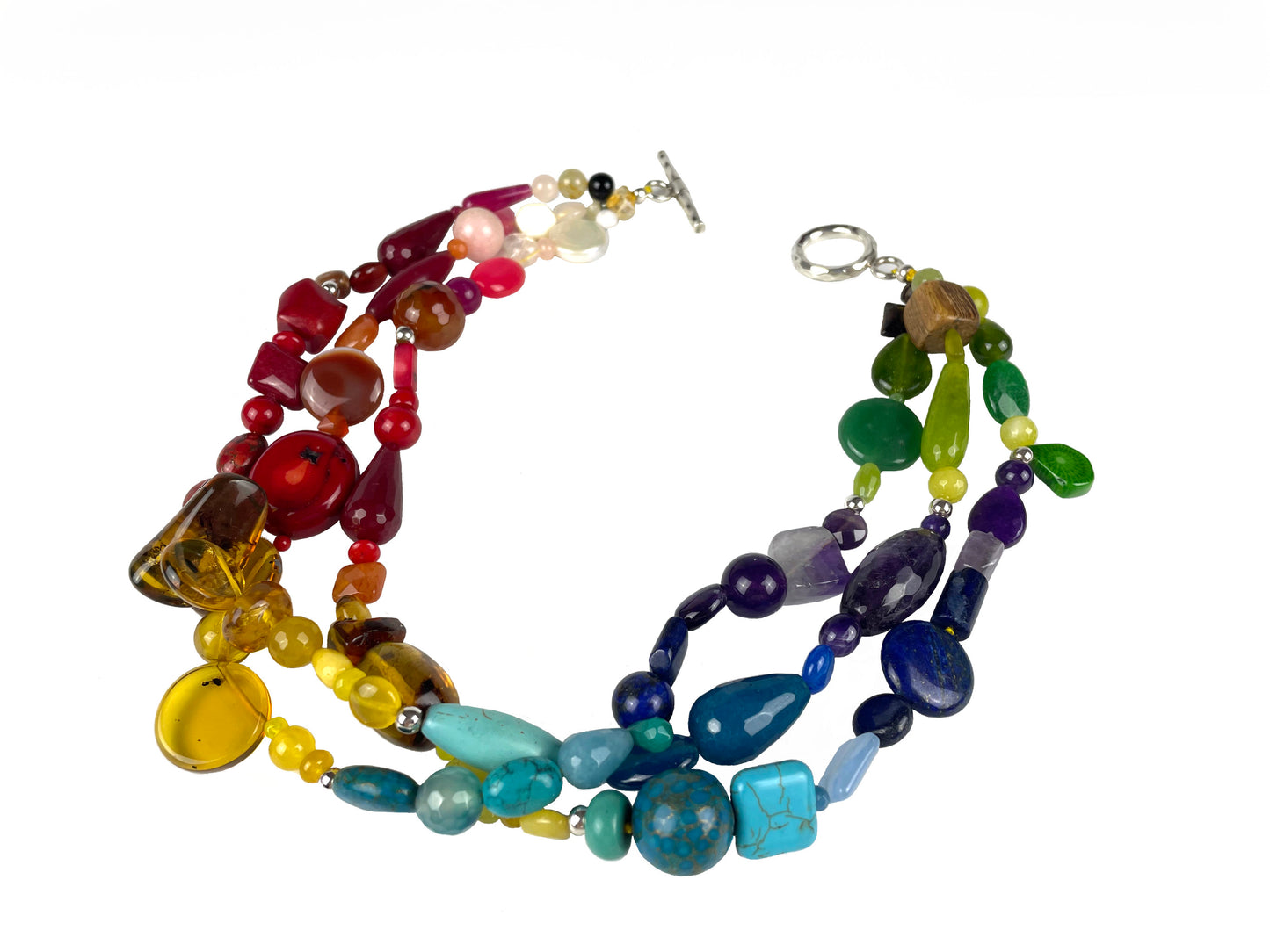 Collar Confeti Triple Broche