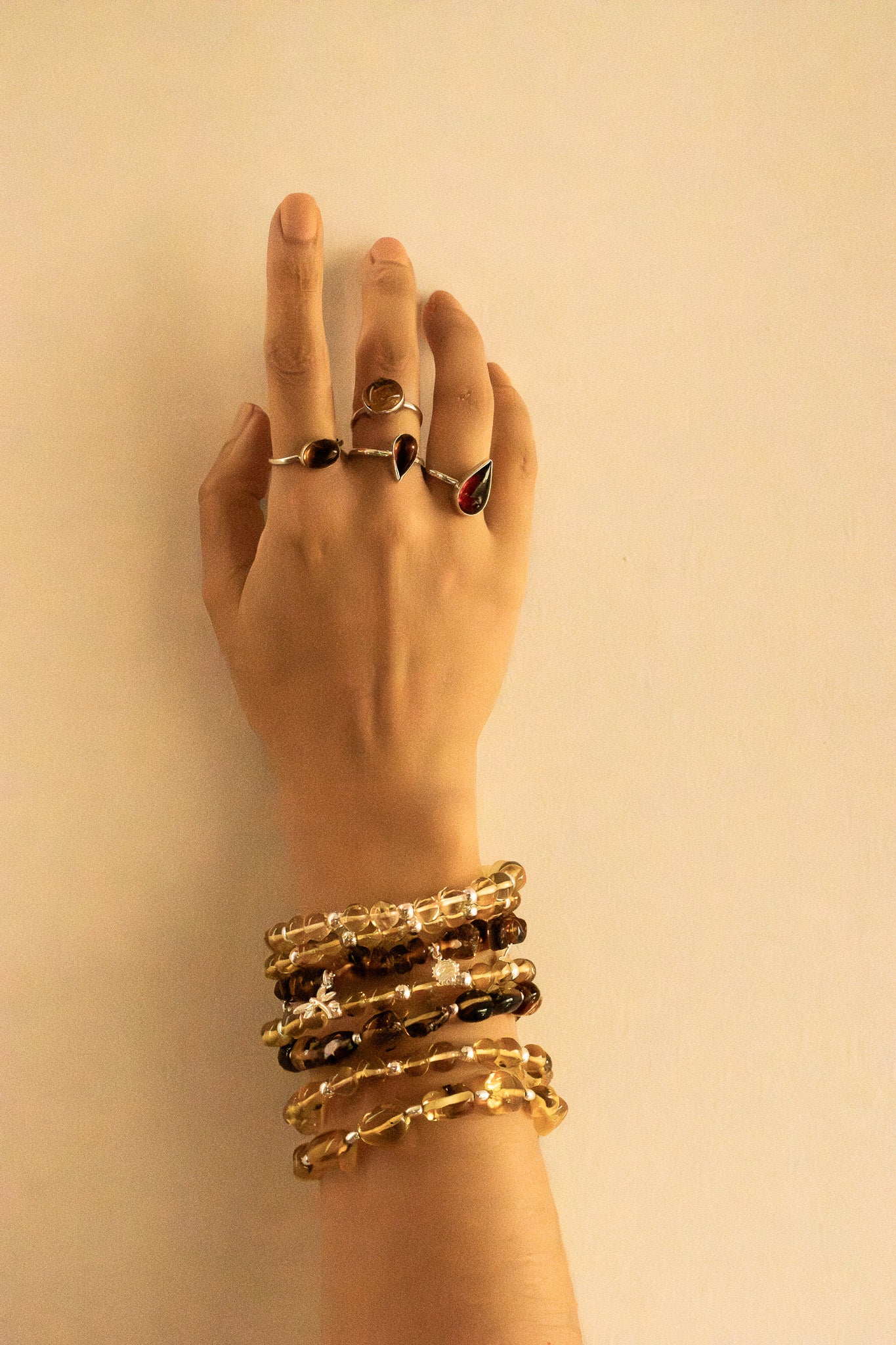 Anillo Ambar Plata GD