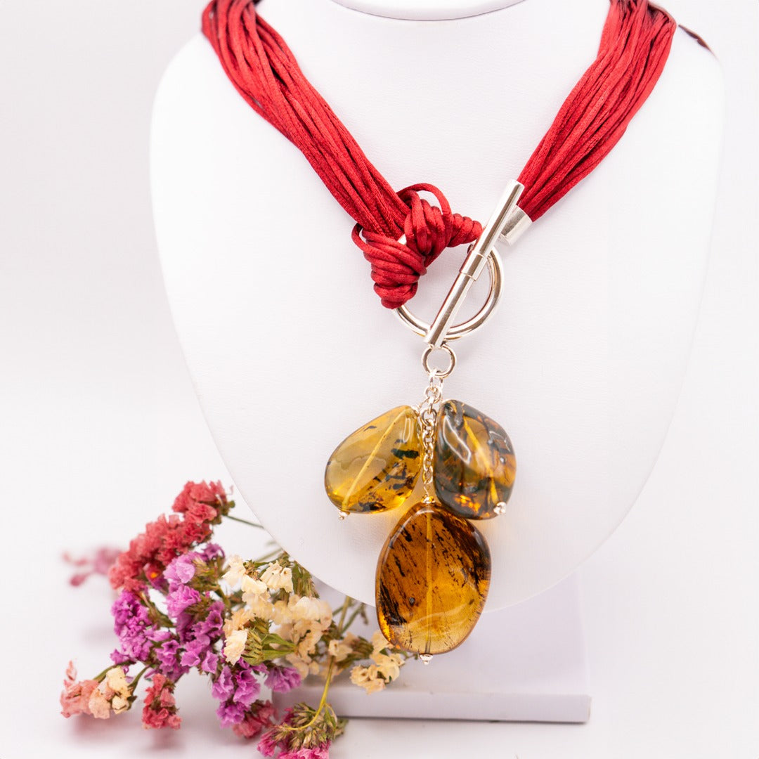 Collar Cola de Ratón 3 Ámbar