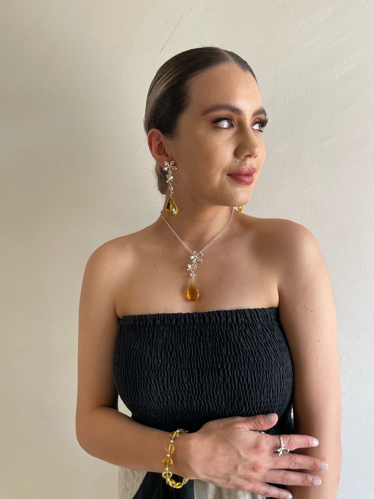 Juego 3 flores Almendra