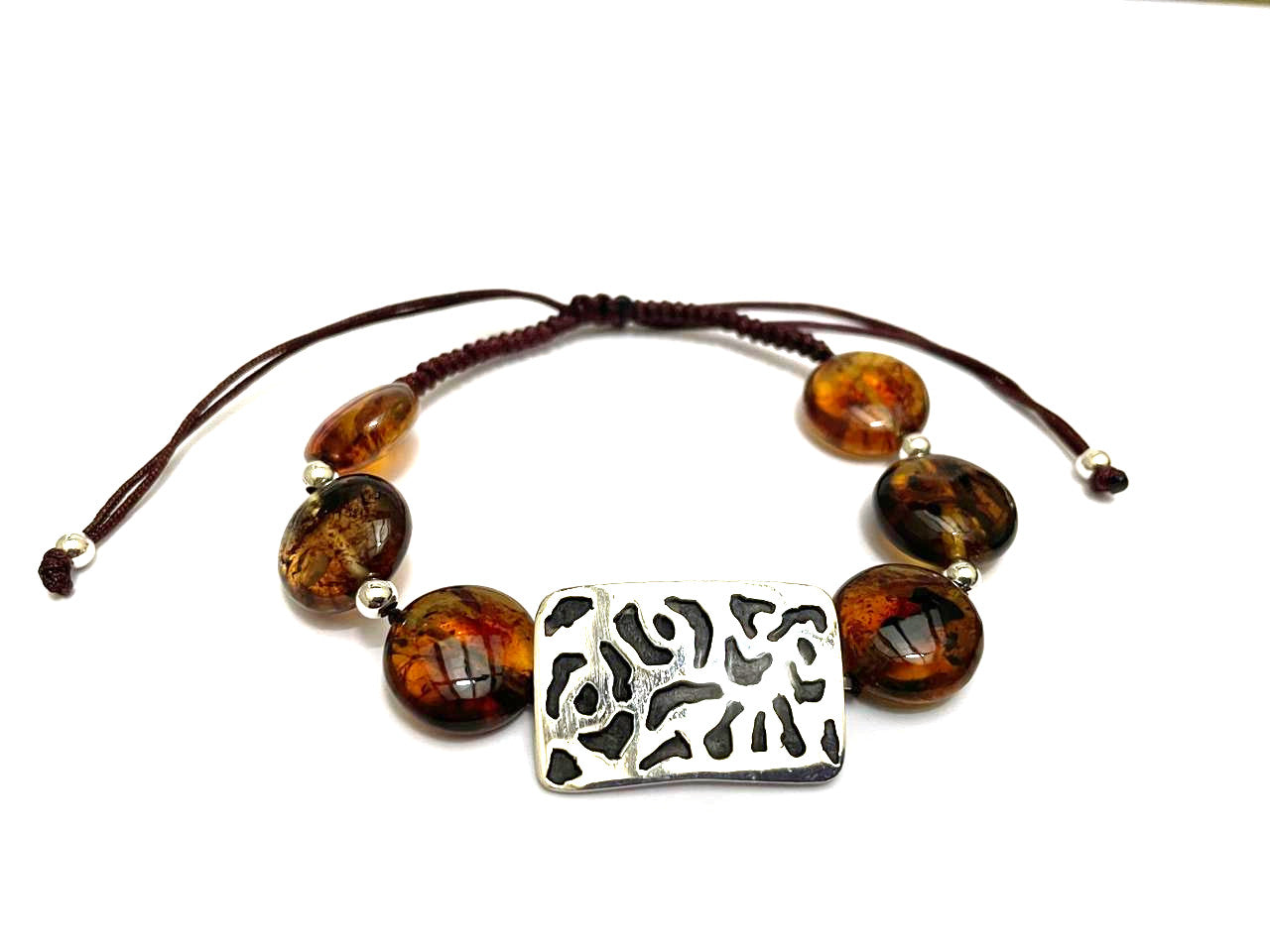 Pulsera Jaguar placa luneta