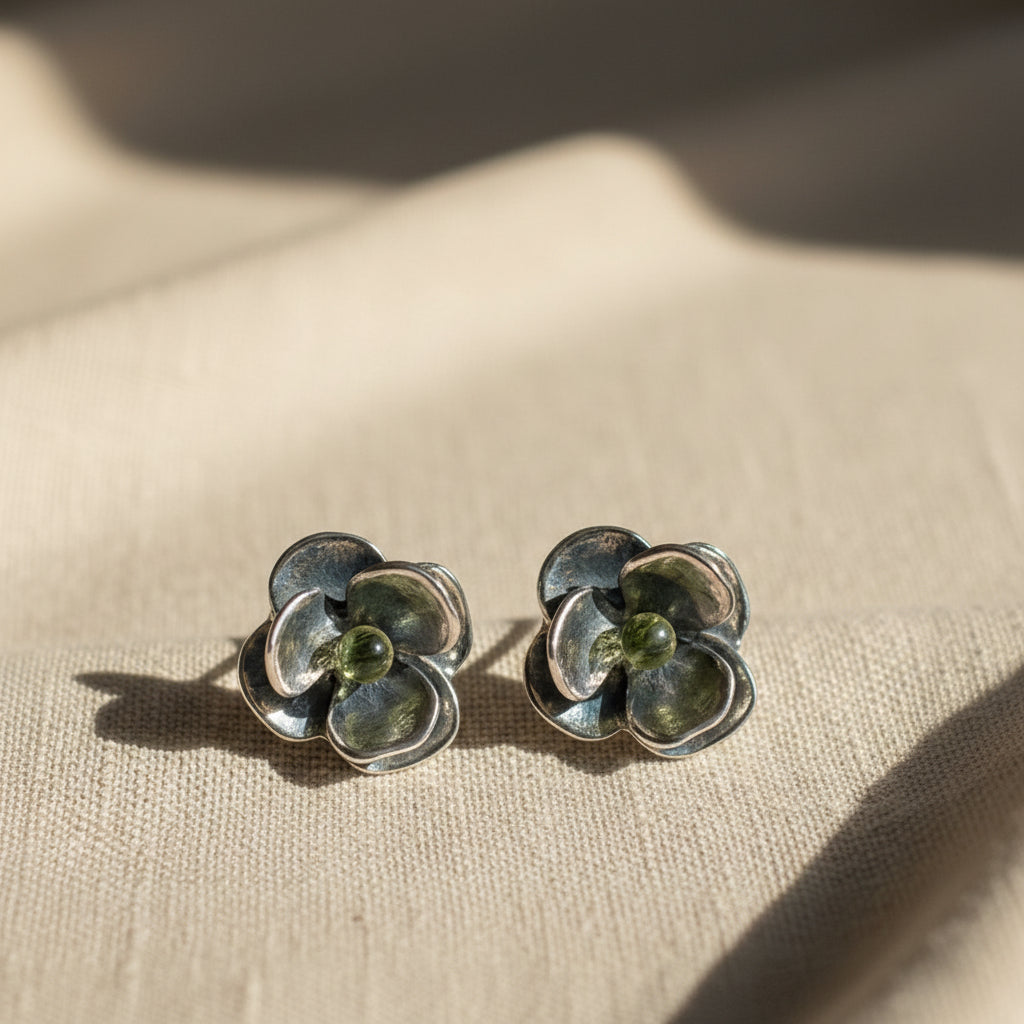 Arete Hortensia Plata