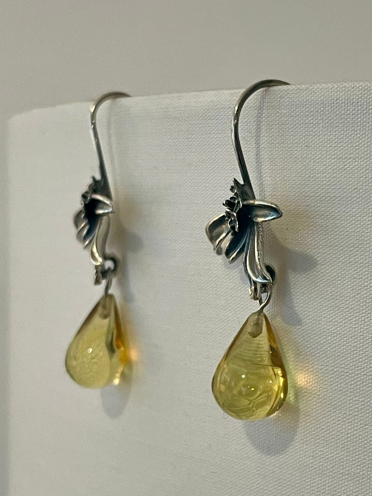Arete Gloria Gota Ámbar
