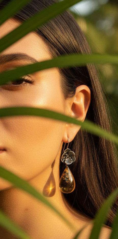 ARETE ROSA ALMENDRA