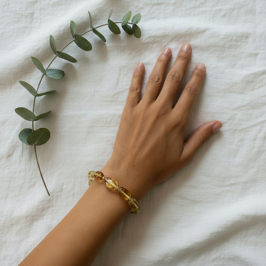 Pulsera Ámbar Dulce Elastica