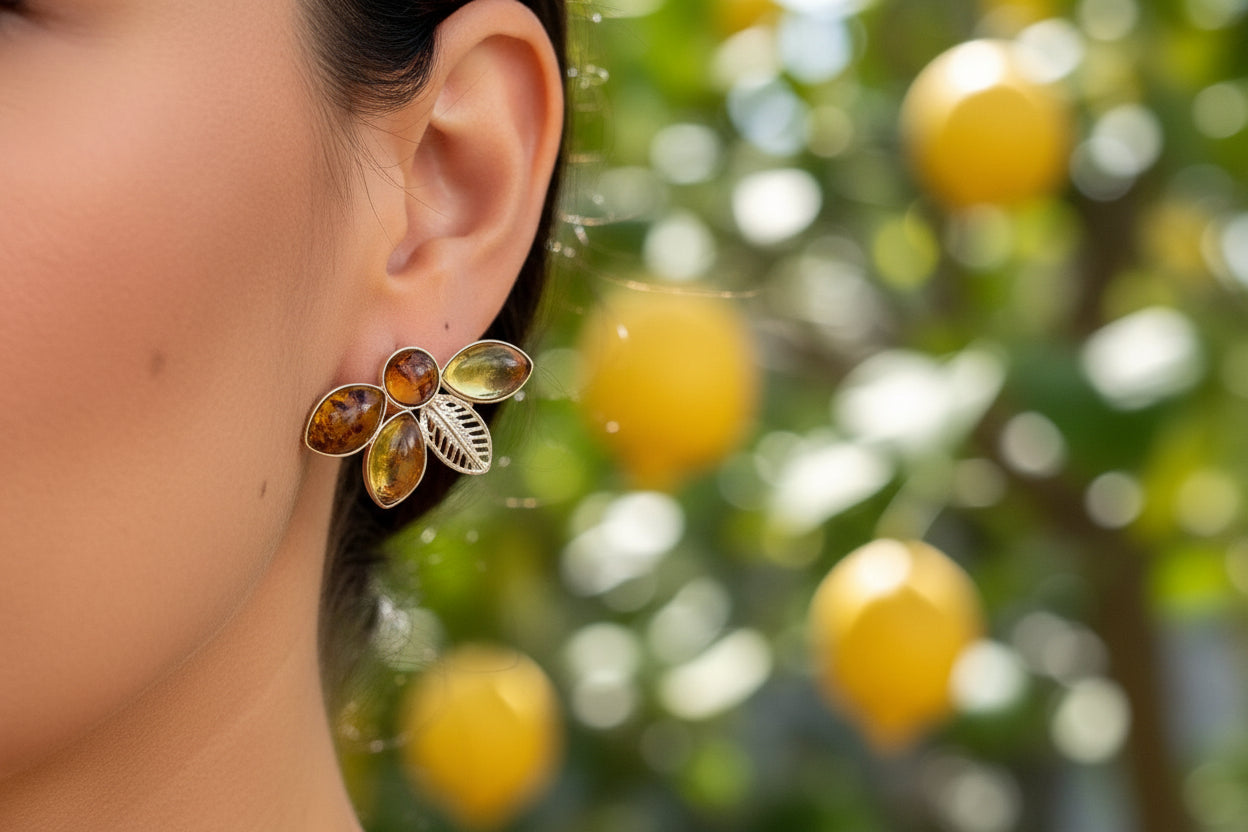 ARETES FLOR DE LIMON