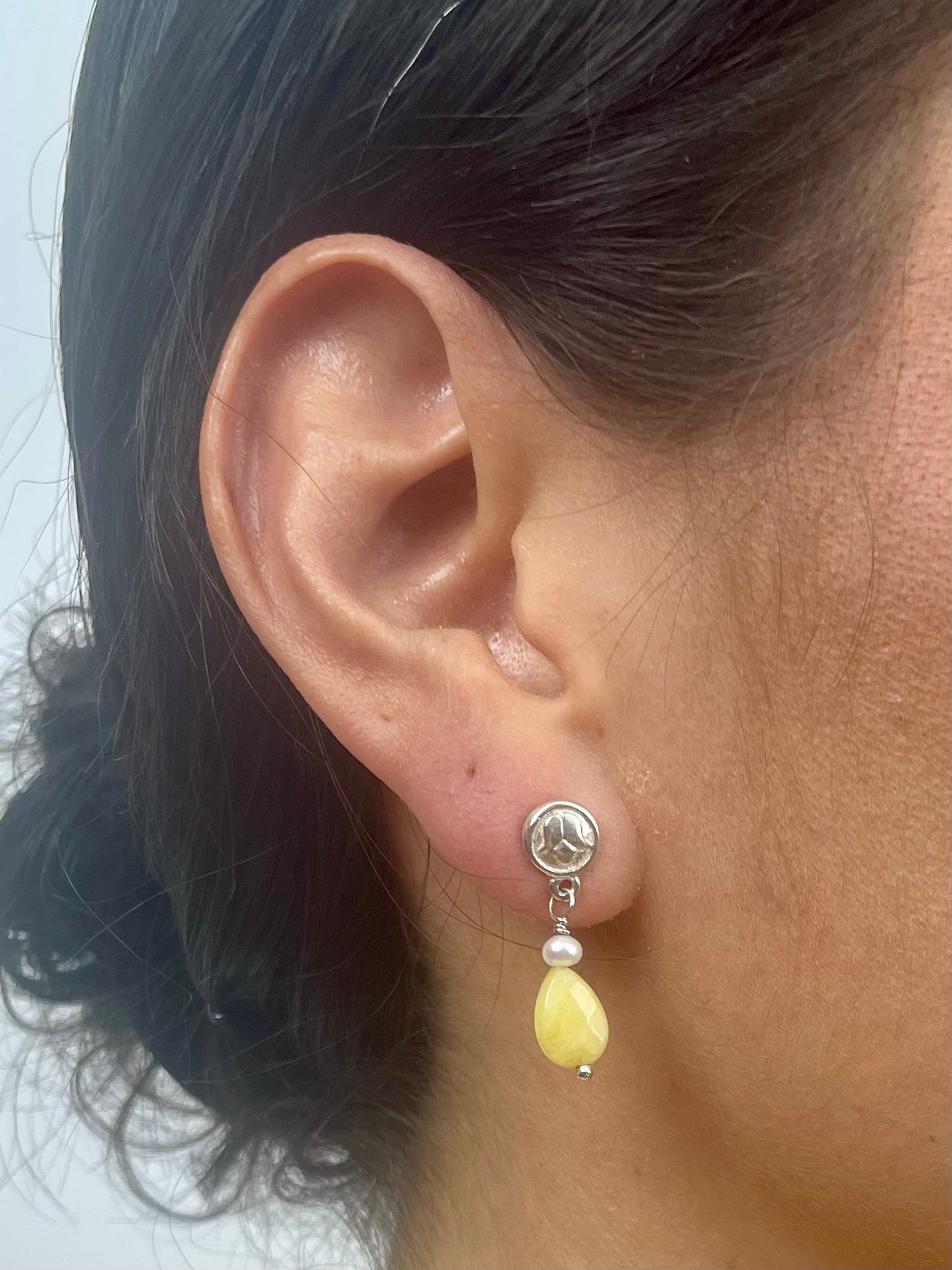 ARETES TULIPAN CANDY AMARILLO