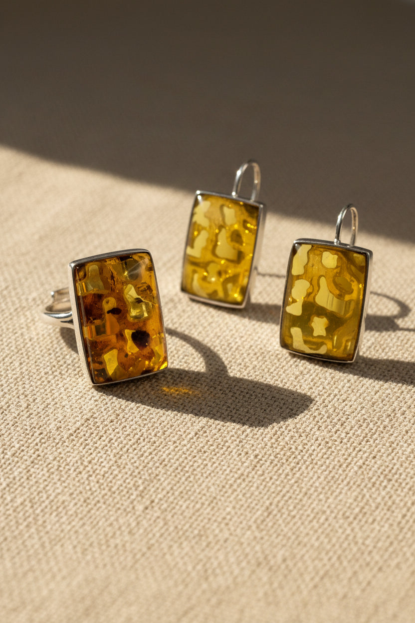 Arete Cuadro manchas