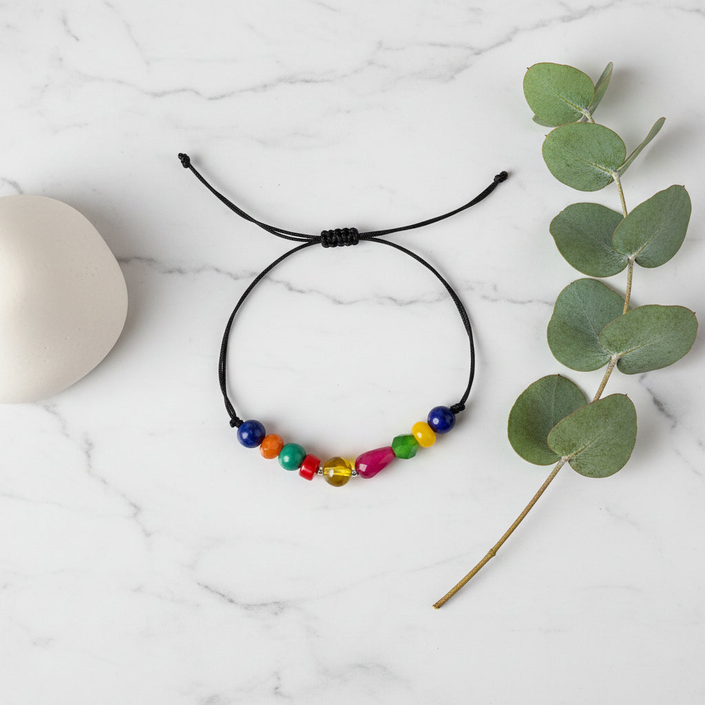 Adjustable Confetti Bracelet