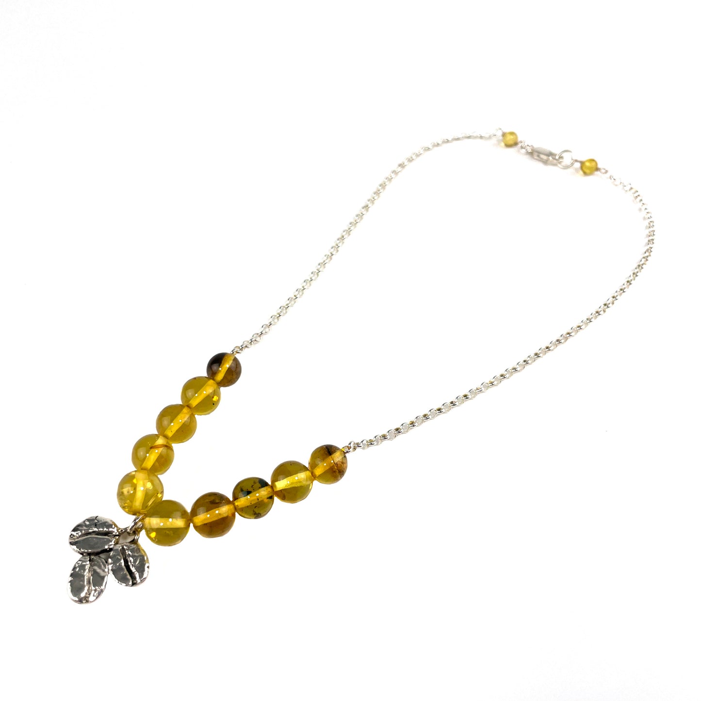 Collar 3 Granos Ambar