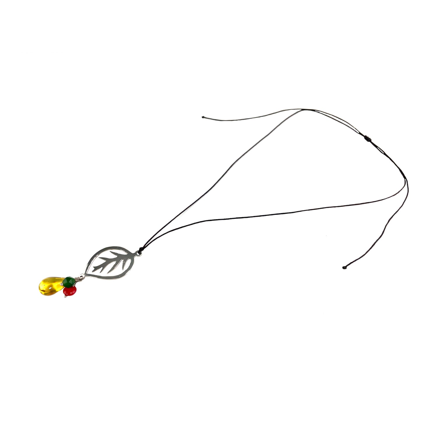 Collar Hoja Gota Colores