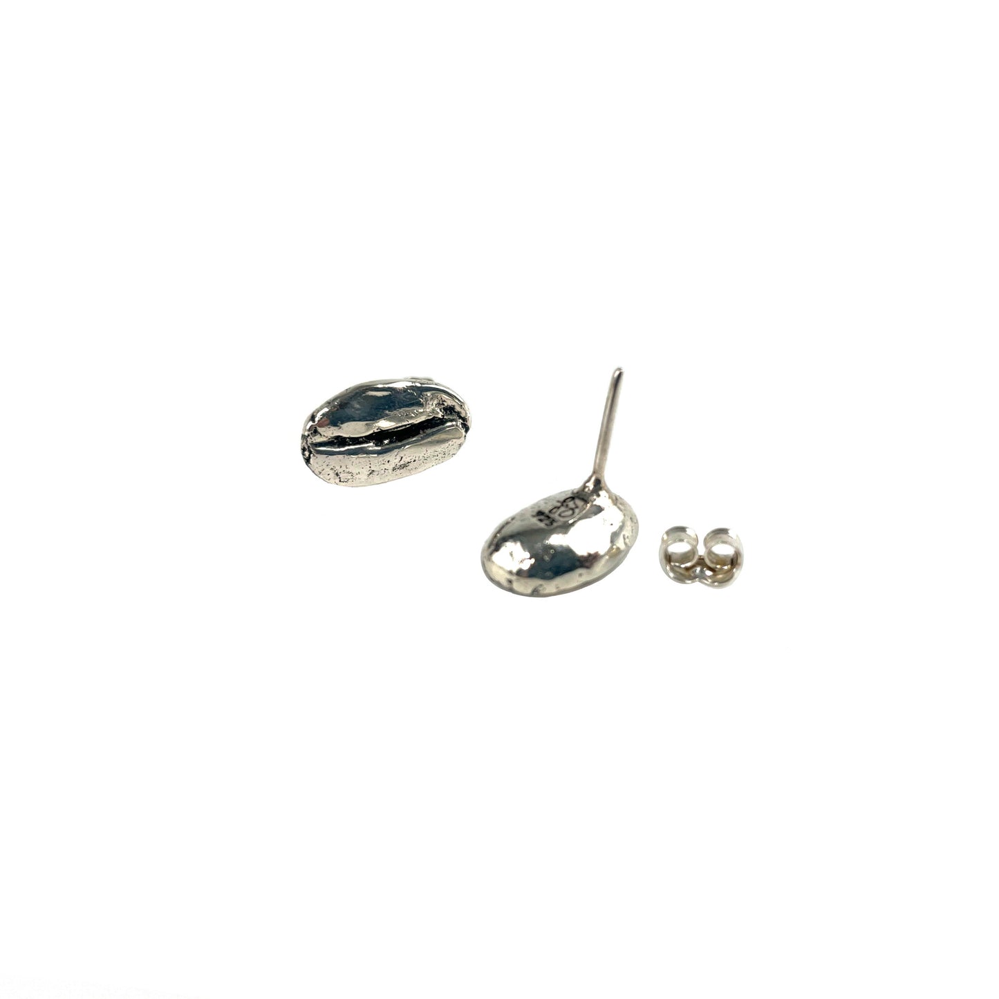 Aretes Broquel Café Grande