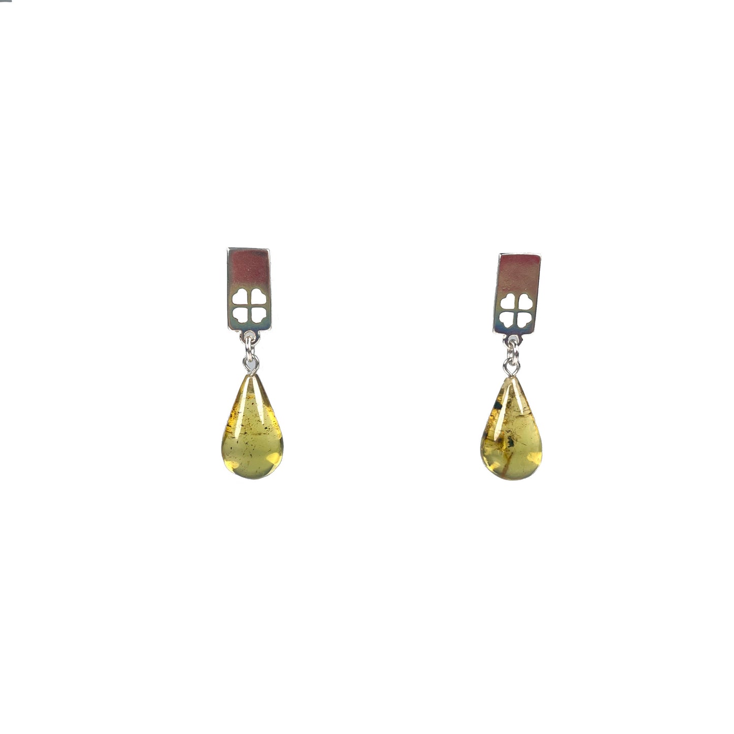 Arete trebol gota