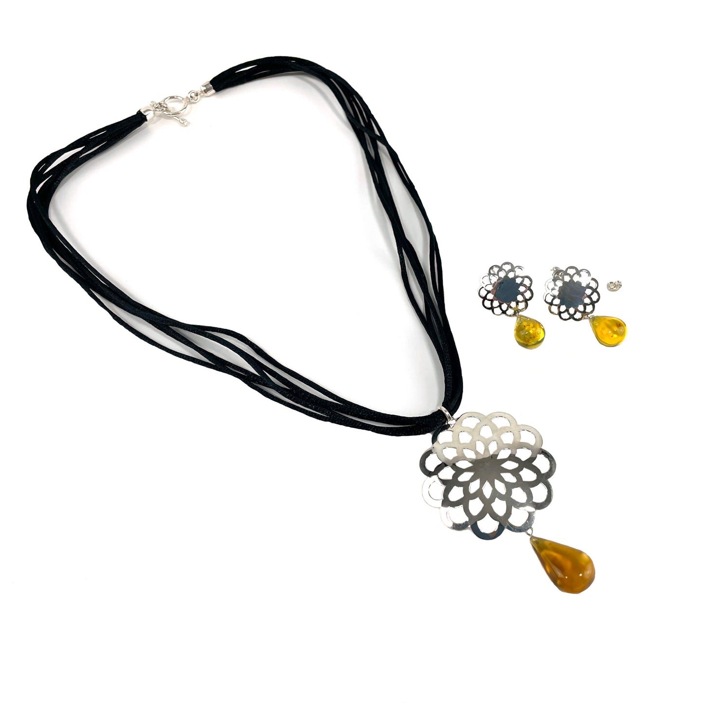 JUEGO CRISANTEMO AMBAR