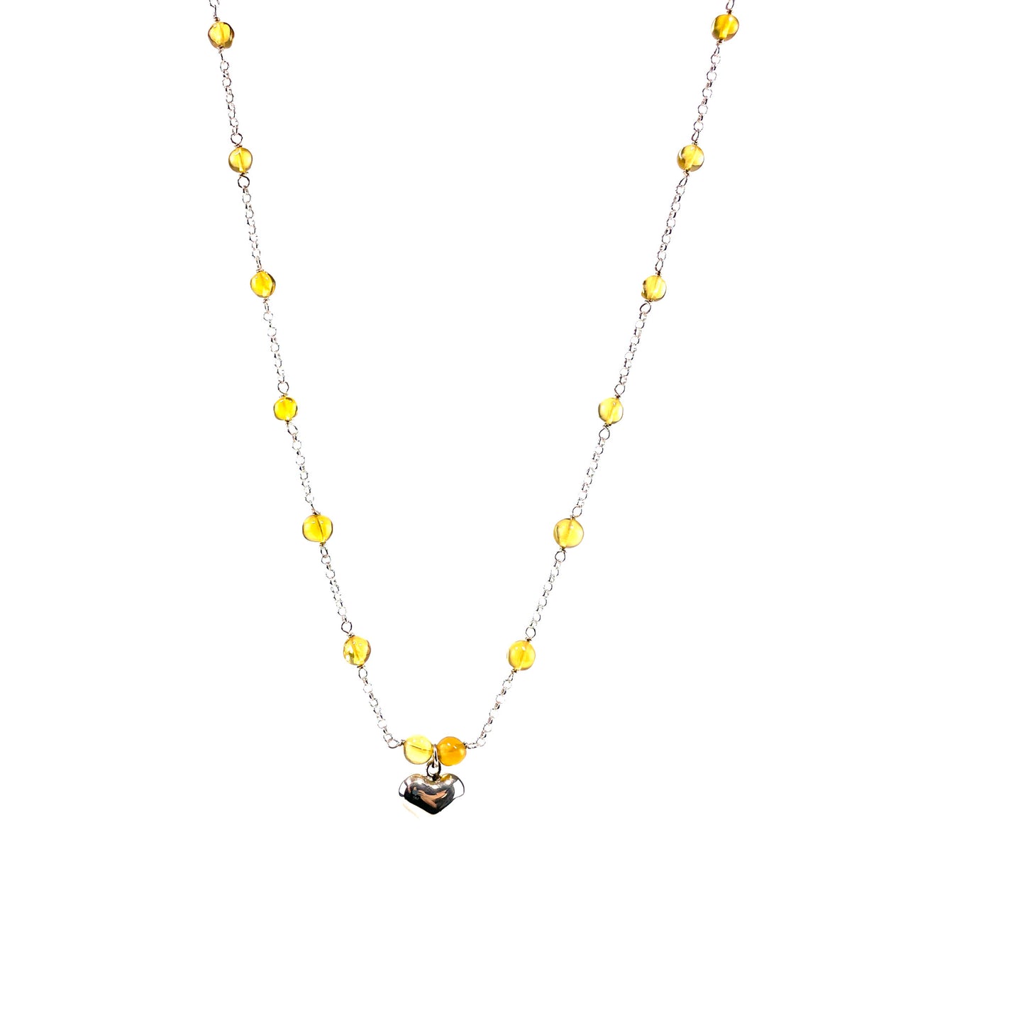 Collar Corazon Cadena