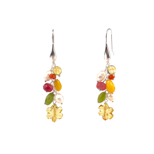 ARETE LAGRIMA FLOR CANDY