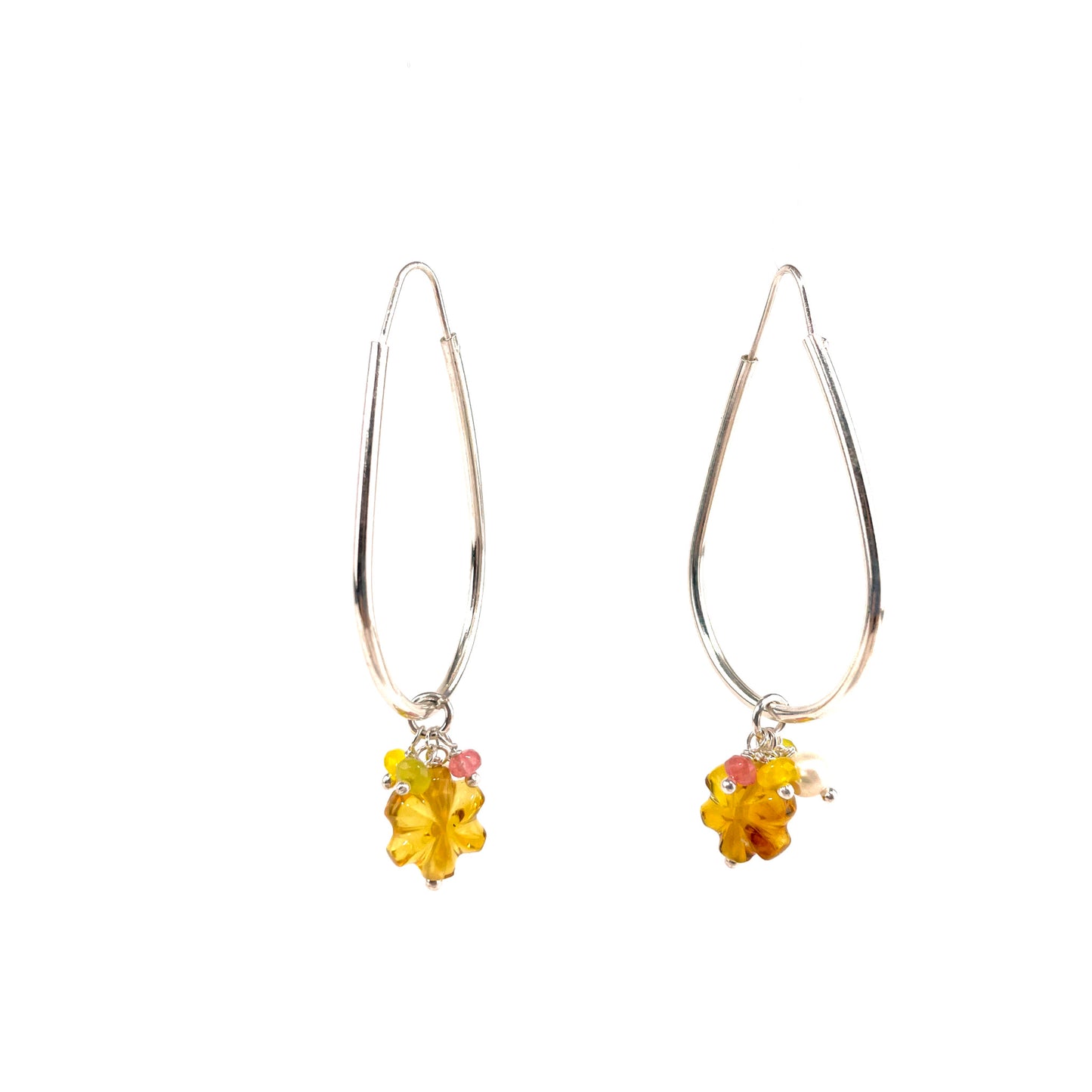 ARETE CANDY OVALO FLOR