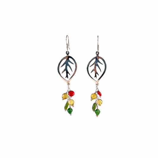 Aretes Hoja Colores