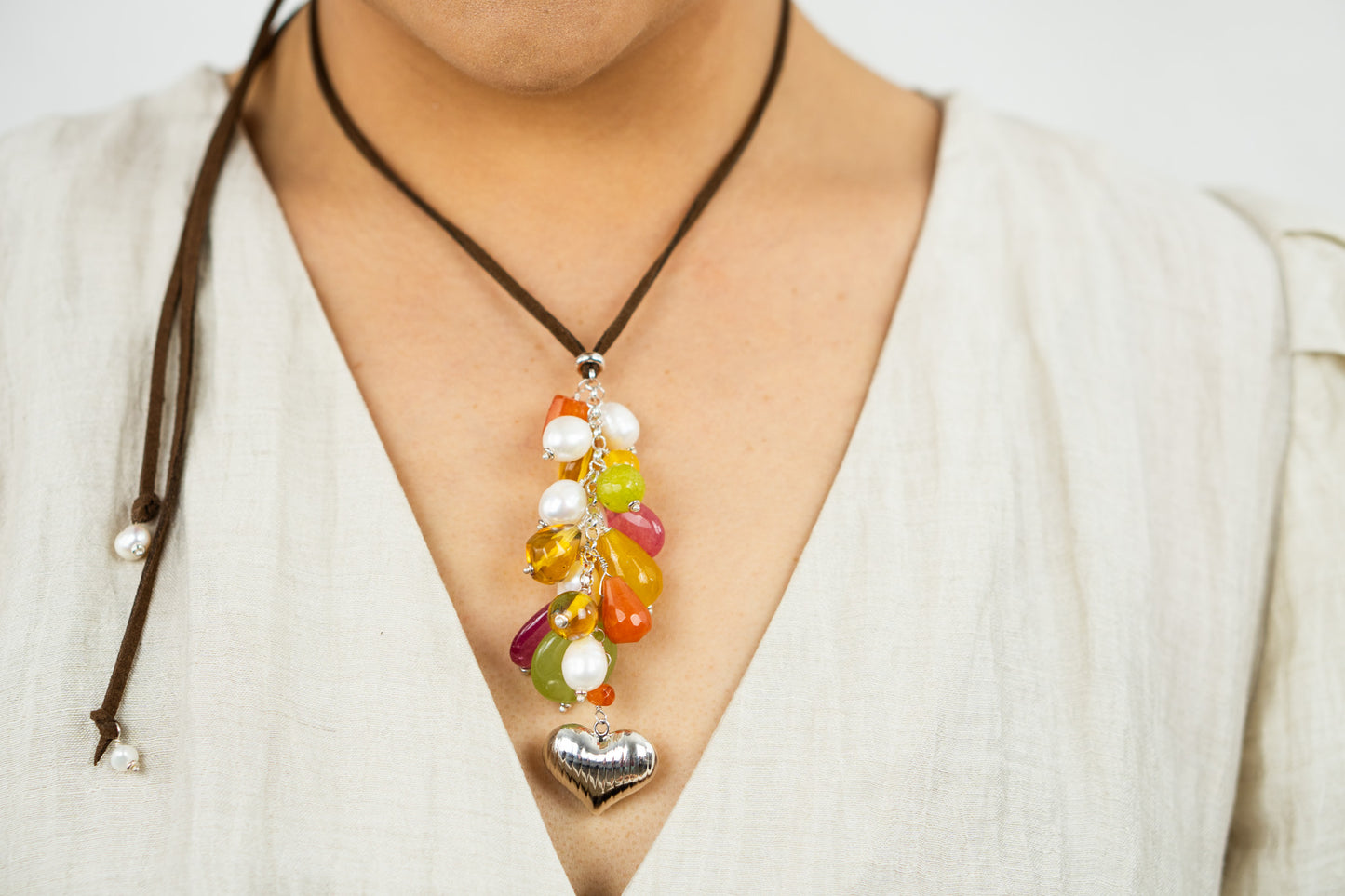 COLLAR CORBATA CORAZON CANDY