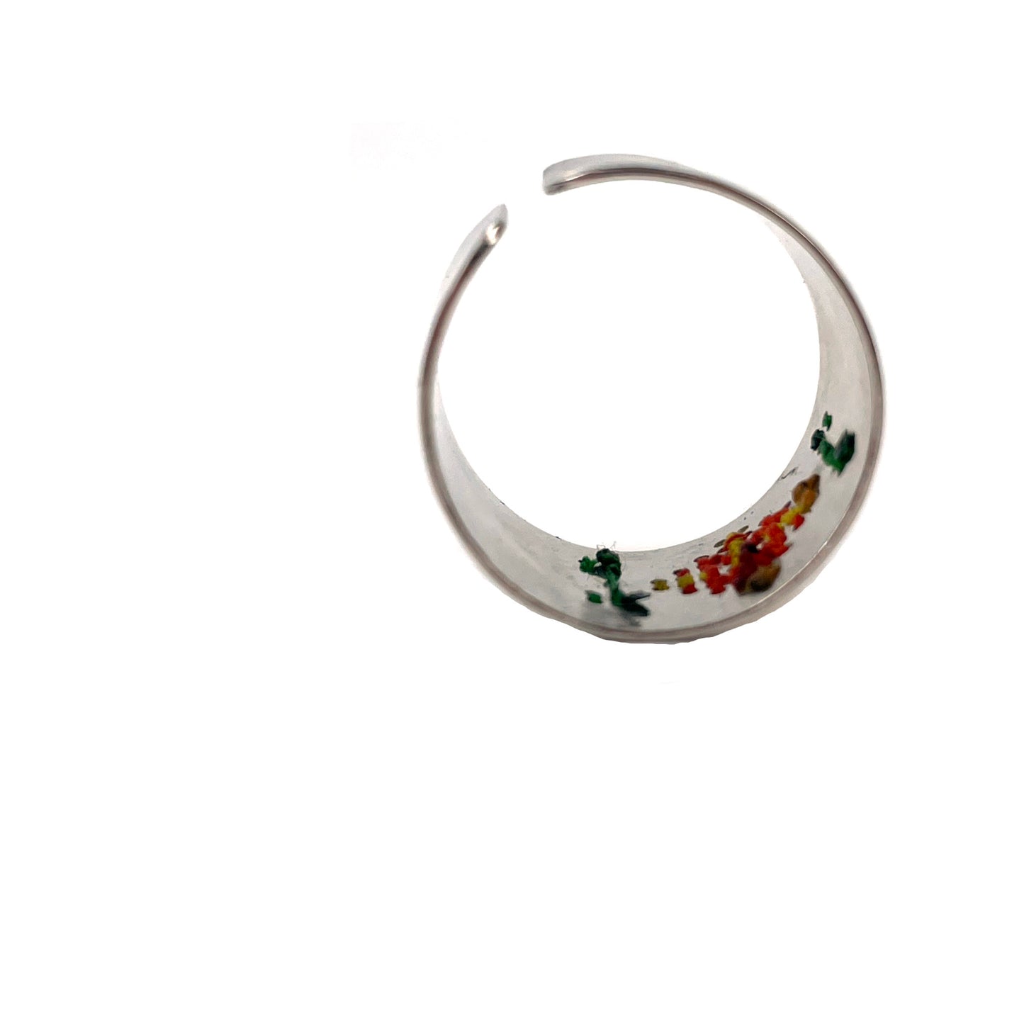 Anillo circular amirillo/naranja