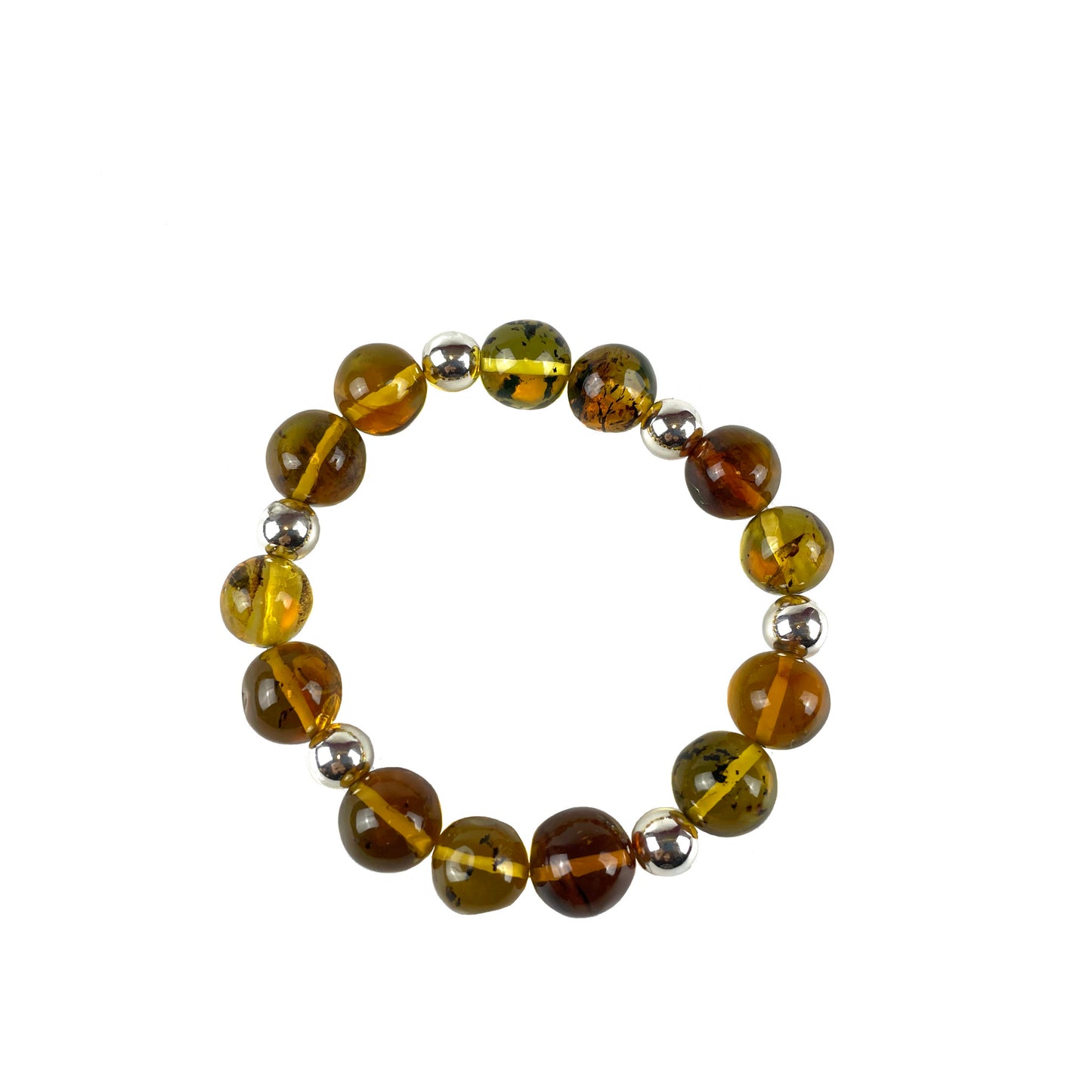 Pulsera Esferas Plata