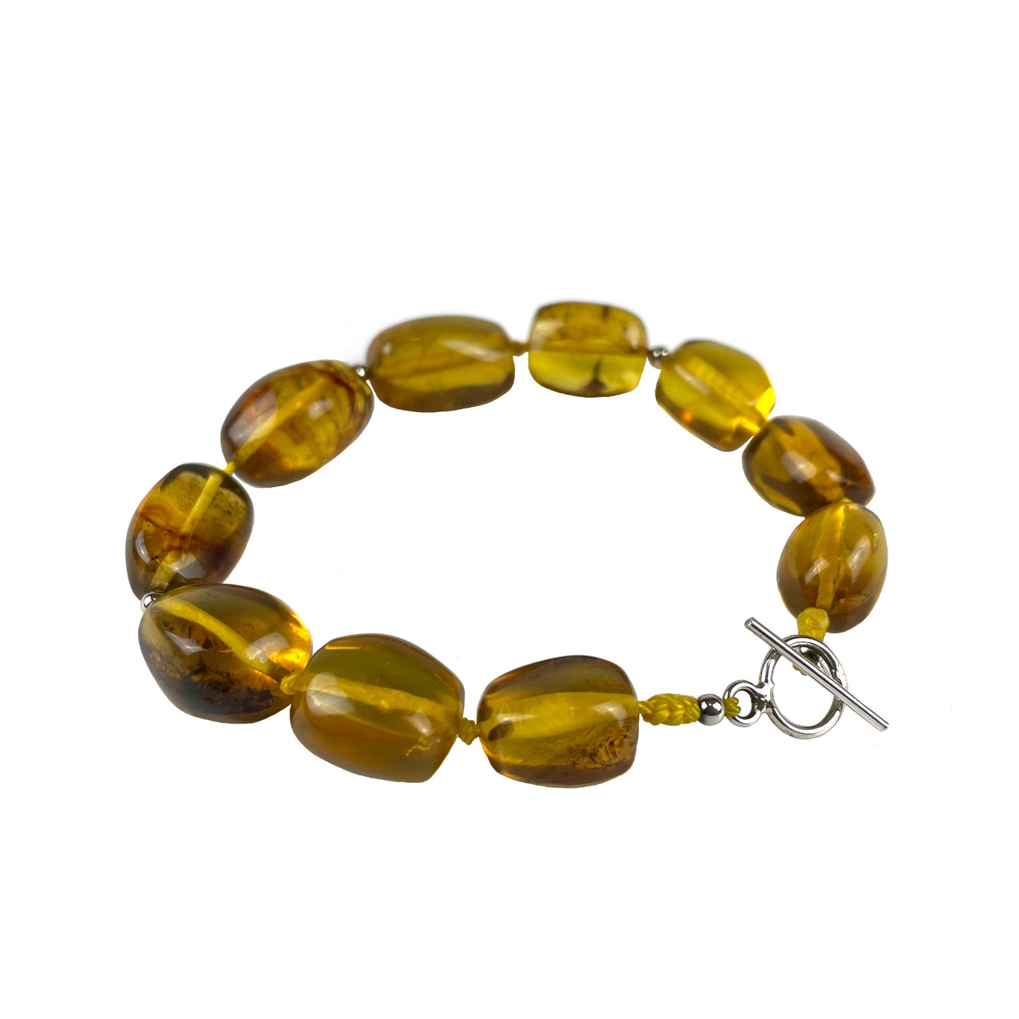Pulsera Natural Plata