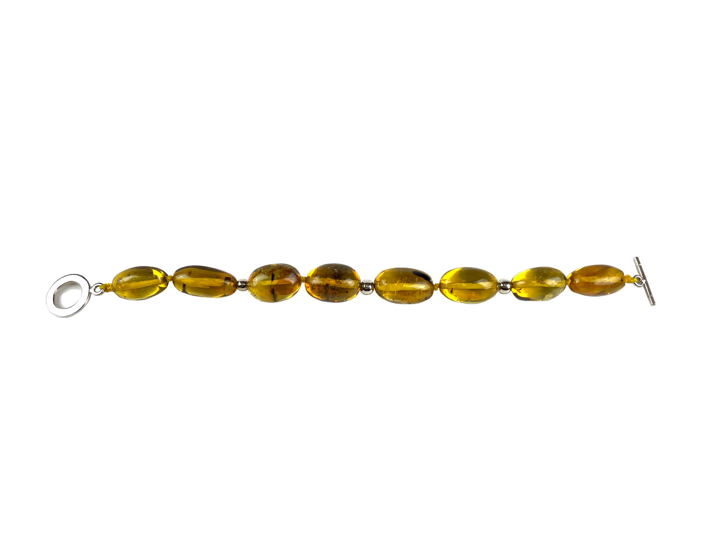 Pulsera Ovalos Plata