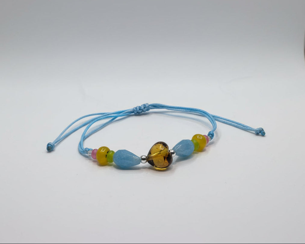 Pulsera Corazón Pastel