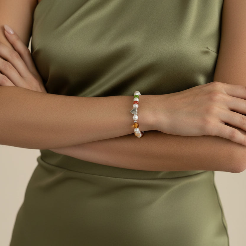 PULSERA CORAZON PLANO CANDY