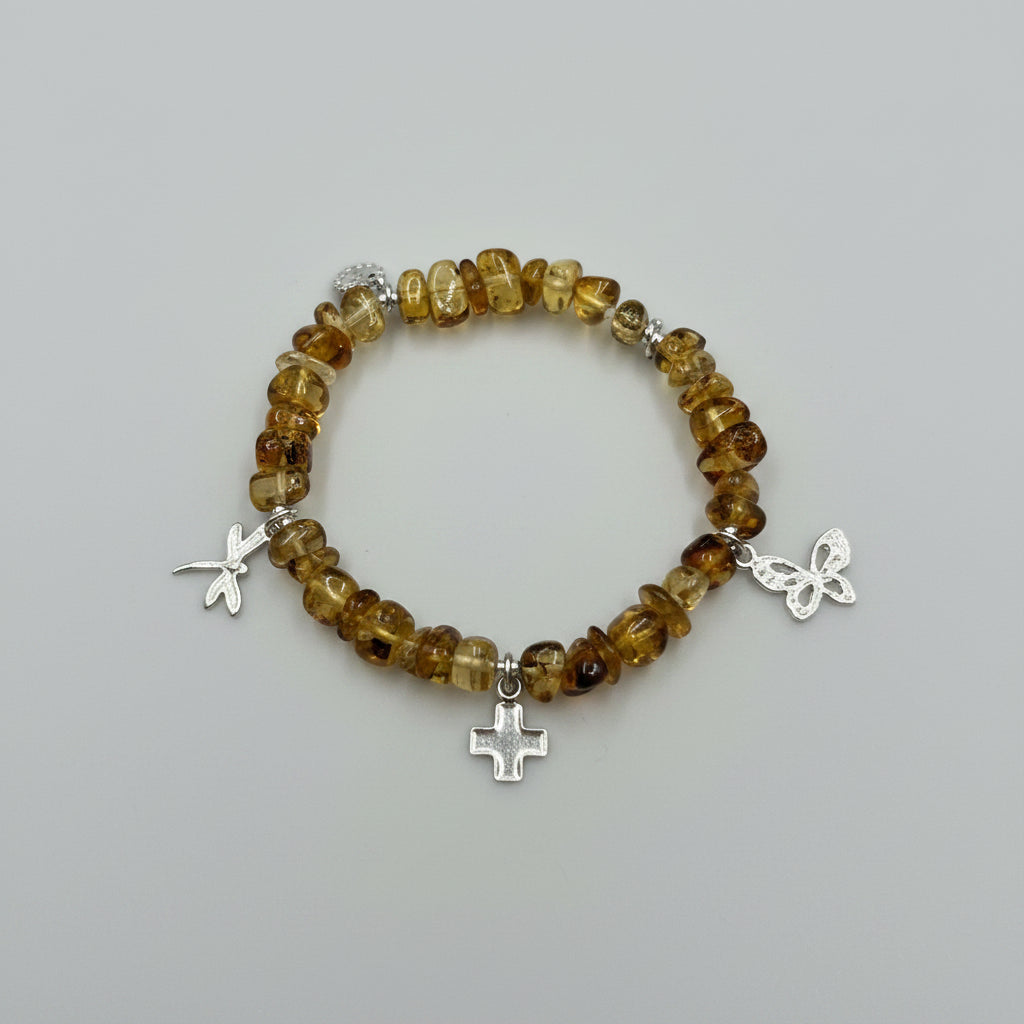 PULSERA 5 DIJES AMBAR