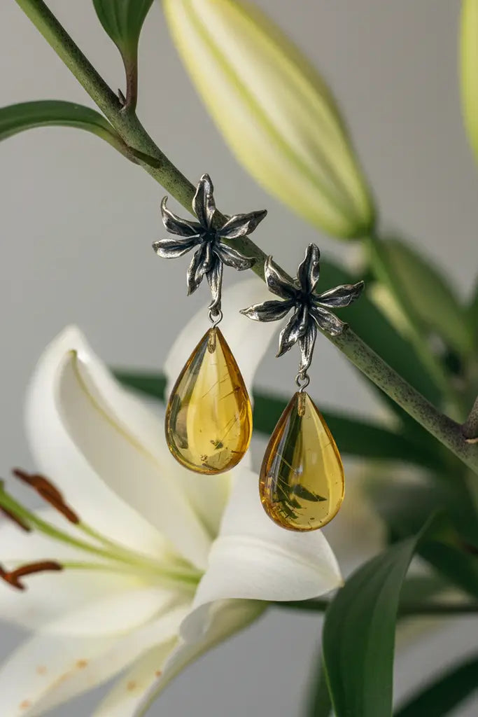 Aretes de ámbar: estilo, origen y cómo elegirlos