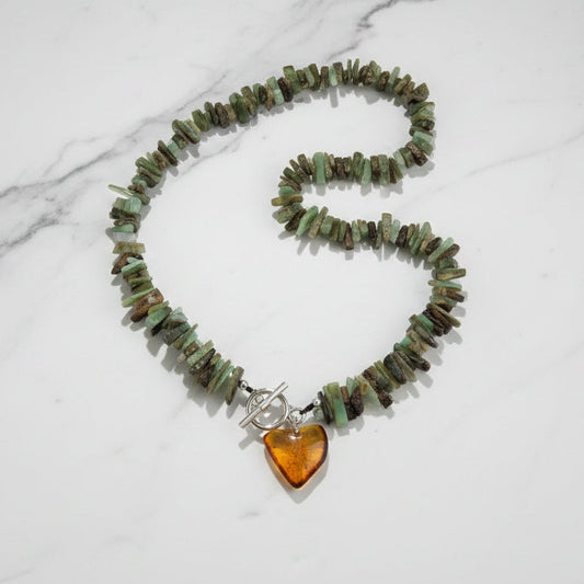 COLLAR CRISOPRASO