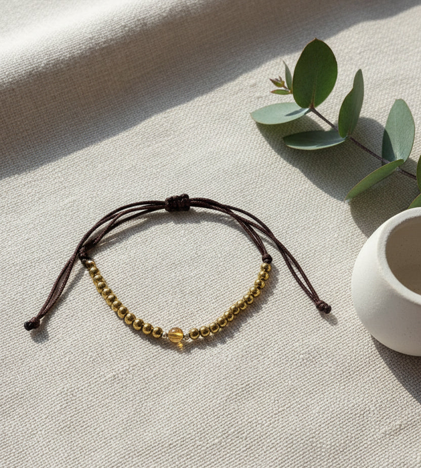 Pulsera Numerología 9 Oro