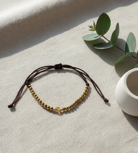 Pulsera Numerología 9 Oro