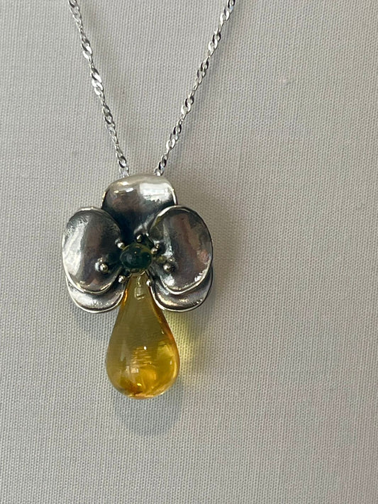 Dije Orquídea gota