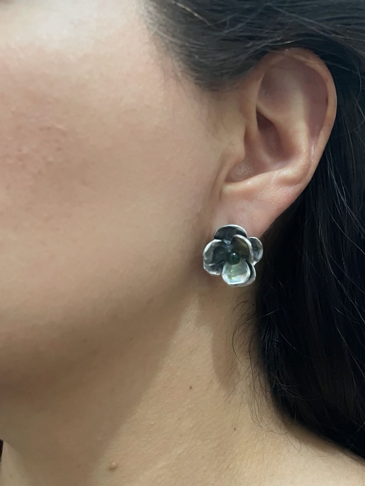 Arete Hortensia Plata