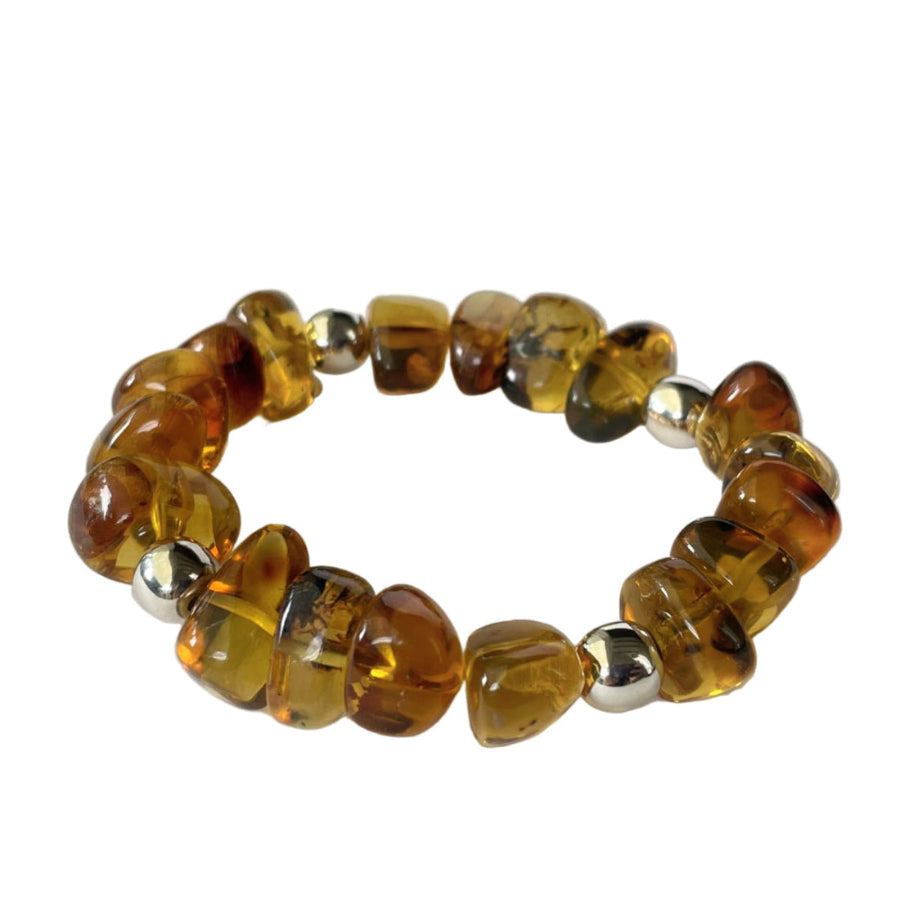 Pulsera Ámbar chip espera plata
