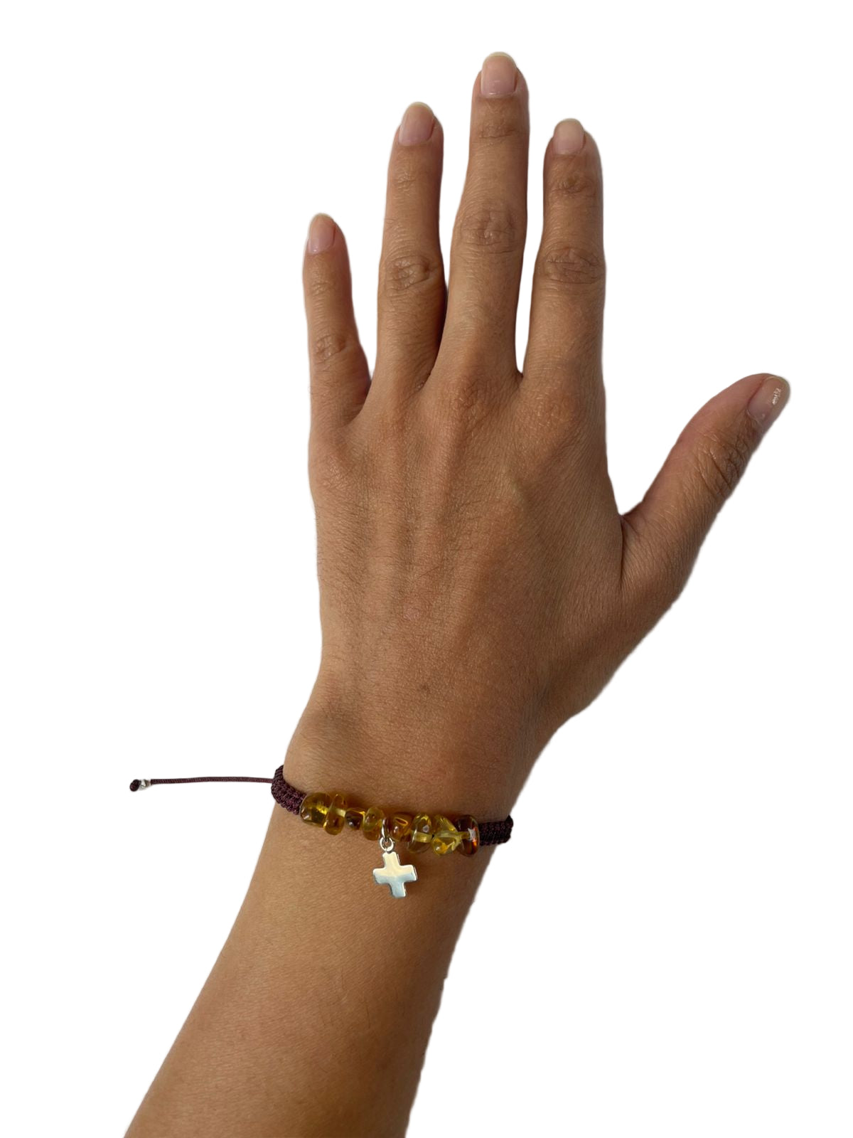 Pulsera Chip Cruz Plana