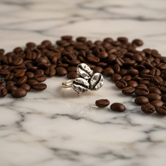 Anillo 3 Granos Café