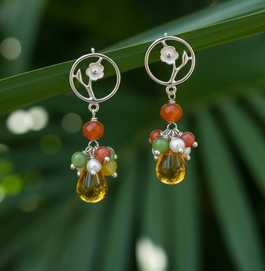 ARETE FLOR GOTA CANDY