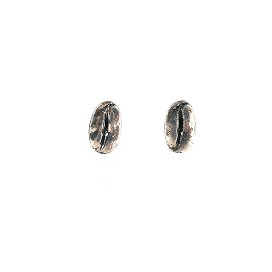 Aretes Broquel Café Grande