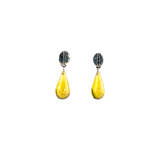 Aretes Café Chico Gota XL