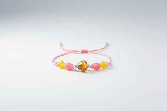 Pulsera Corazon pastel