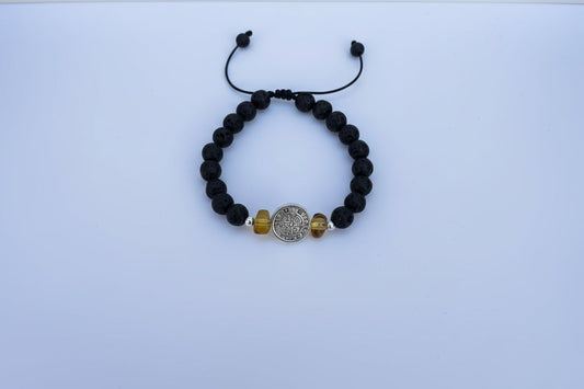 Pulsera piedra volcánica San Benito