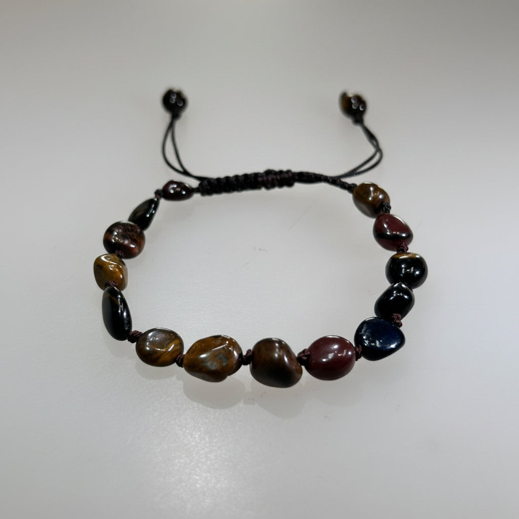 PULSERA OJO DE TIGRE AJUSTABLE