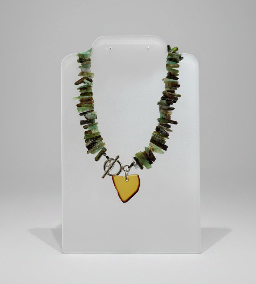 COLLAR CRISOPRASO