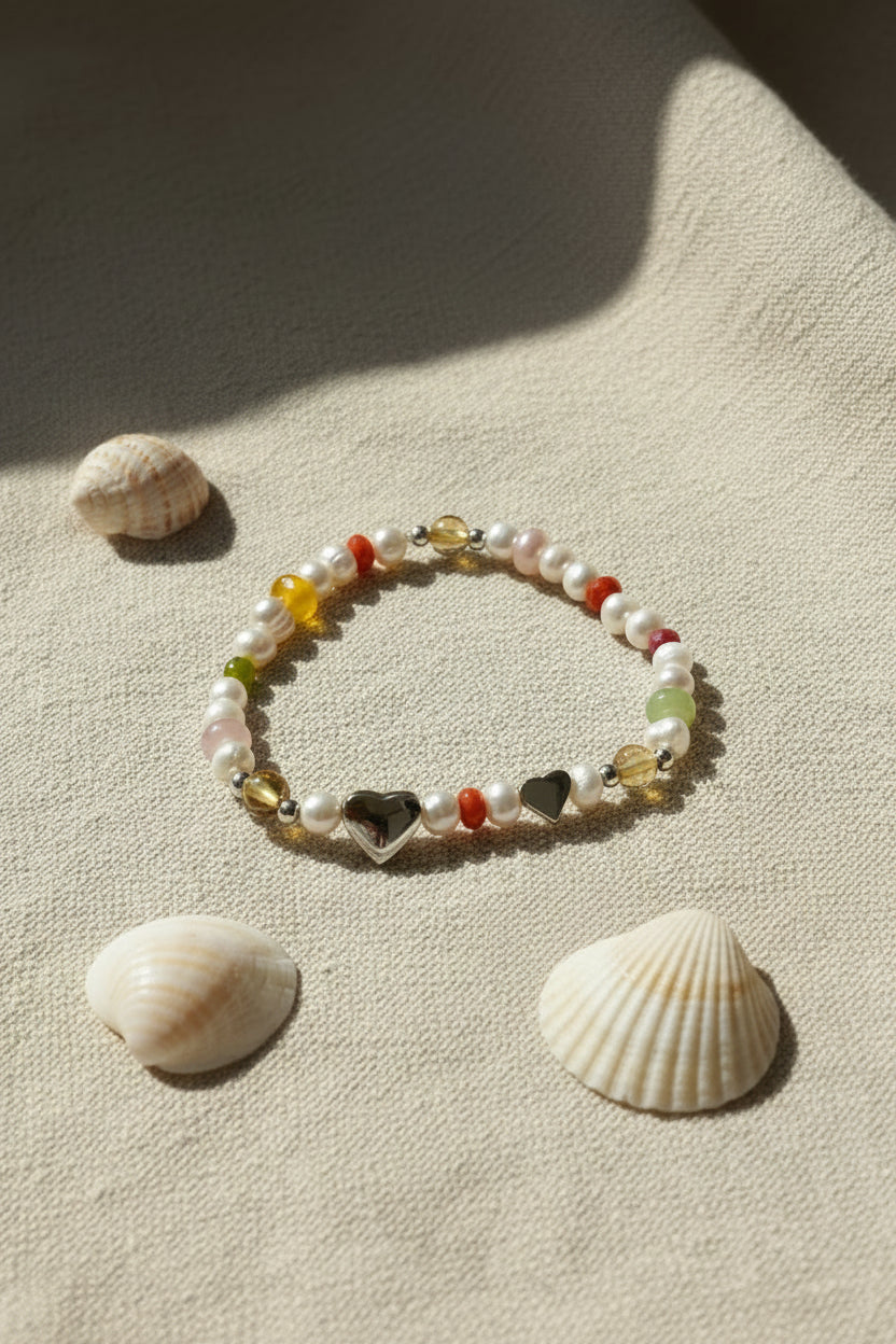 PULSERA CORAZON PLANO CANDY