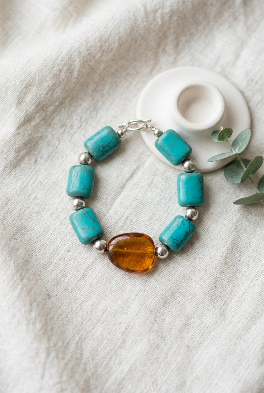 PULSERA HOULITA AMBAR